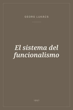Portada de El sistema del funcionalismo