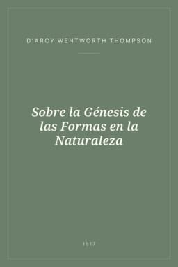 Portada de Sobre la Génesis de las Formas en la Naturaleza
