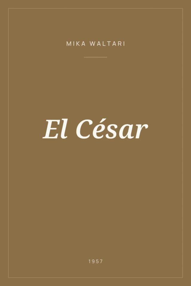 Portada de El César