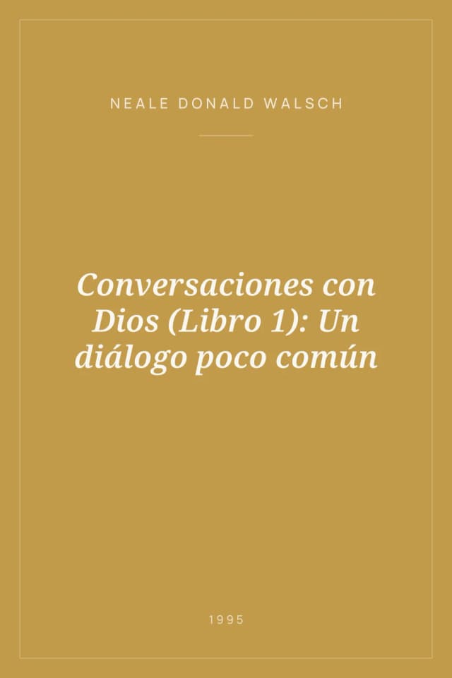 Portada de Conversaciones con Dios (Libro 1): Un diálogo poco común