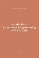 Portada de Introduction to Functional Programming with Miranda