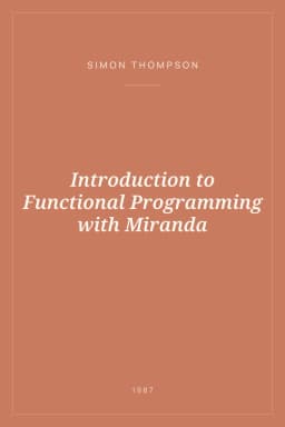 Portada de Introduction to Functional Programming with Miranda