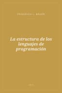 Portada de La estructura de los lenguajes de programación