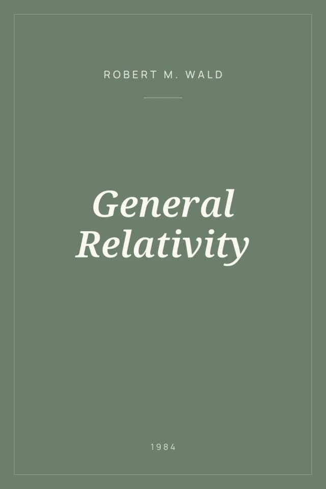 Portada de General Relativity