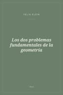 Portada de Los dos problemas fundamentales de la geometría