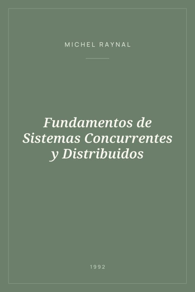 Portada de Fundamentos de Sistemas Concurrentes y Distribuidos