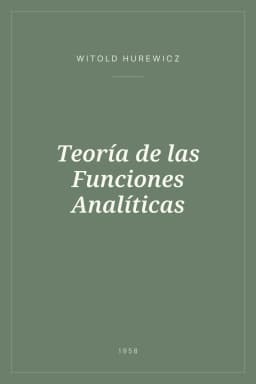 Portada de Teoría de las Funciones Analíticas