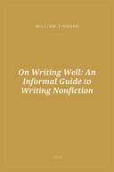 Portada de On Writing Well: An Informal Guide to Writing Nonfiction