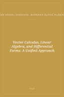 Portada de Vector Calculus, Linear Algebra, and Differential Forms: A Unified Approach