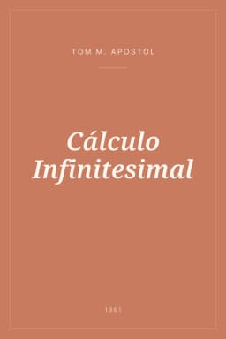 Portada de Cálculo Infinitesimal
