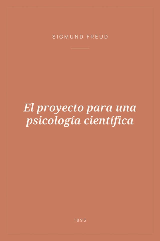 Portada de El proyecto para una psicología científica