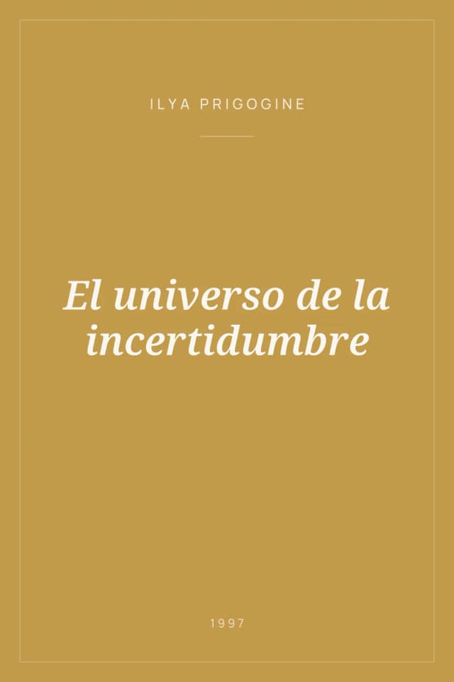 Portada de El universo de la incertidumbre