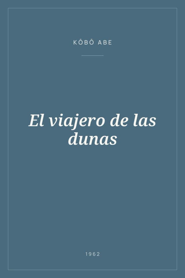 Portada de El viajero de las dunas