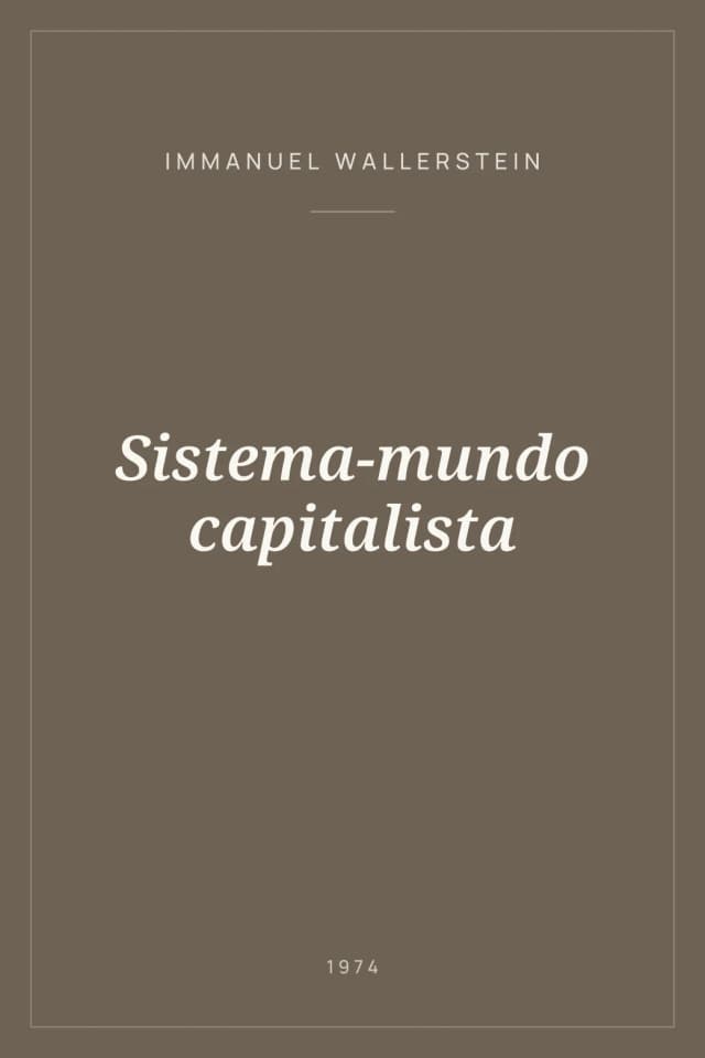 Portada de Sistema-mundo capitalista