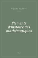 Portada de Éléments d'histoire des mathématiques