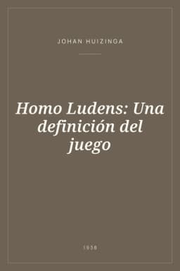 Portada de Homo Ludens: Una definición del juego