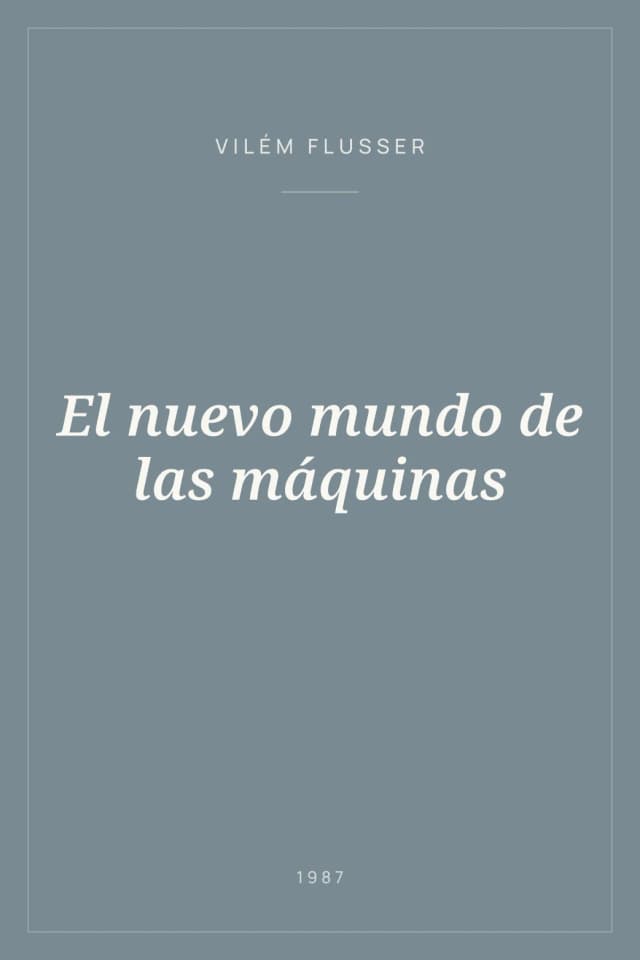Portada de El nuevo mundo de las máquinas