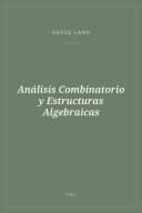 Portada de Análisis Combinatorio y Estructuras Algebraicas