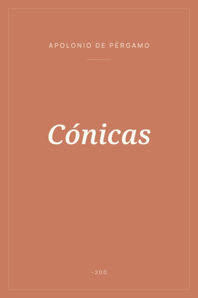 Portada de Cónicas