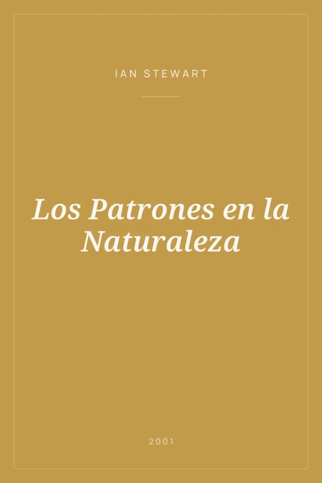 Portada de Los Patrones en la Naturaleza