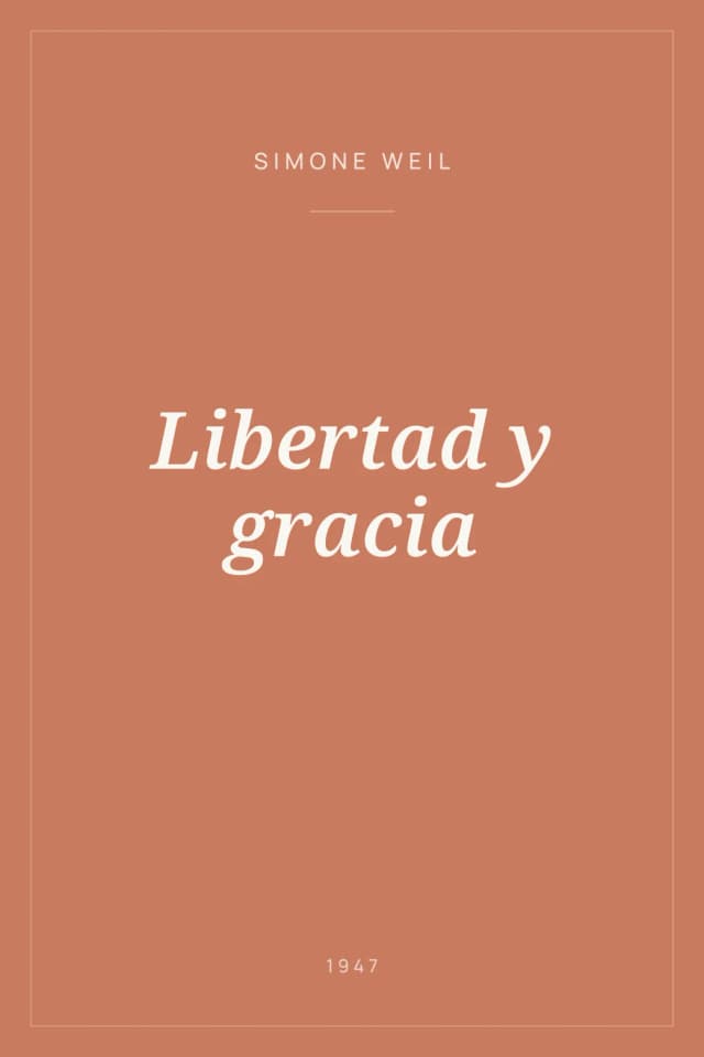 Portada de Libertad y gracia