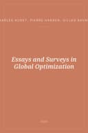Portada de Essays and Surveys in Global Optimization
