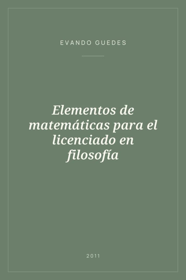 Portada de Elementos de matemáticas para el licenciado en filosofía