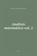 Portada de Análisis matemático vol. 2