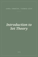 Portada de Introduction to Set Theory