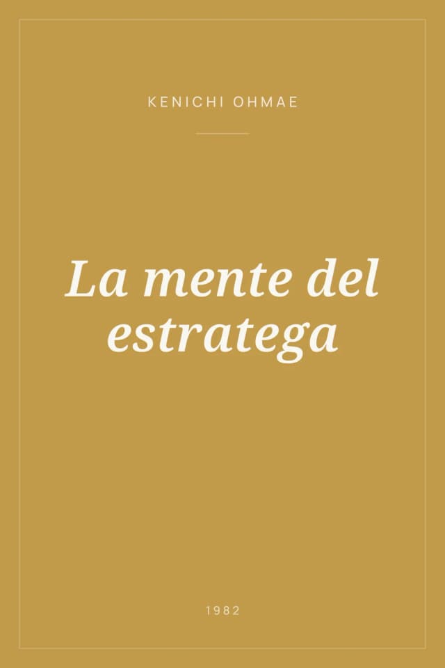 Portada de La mente del estratega
