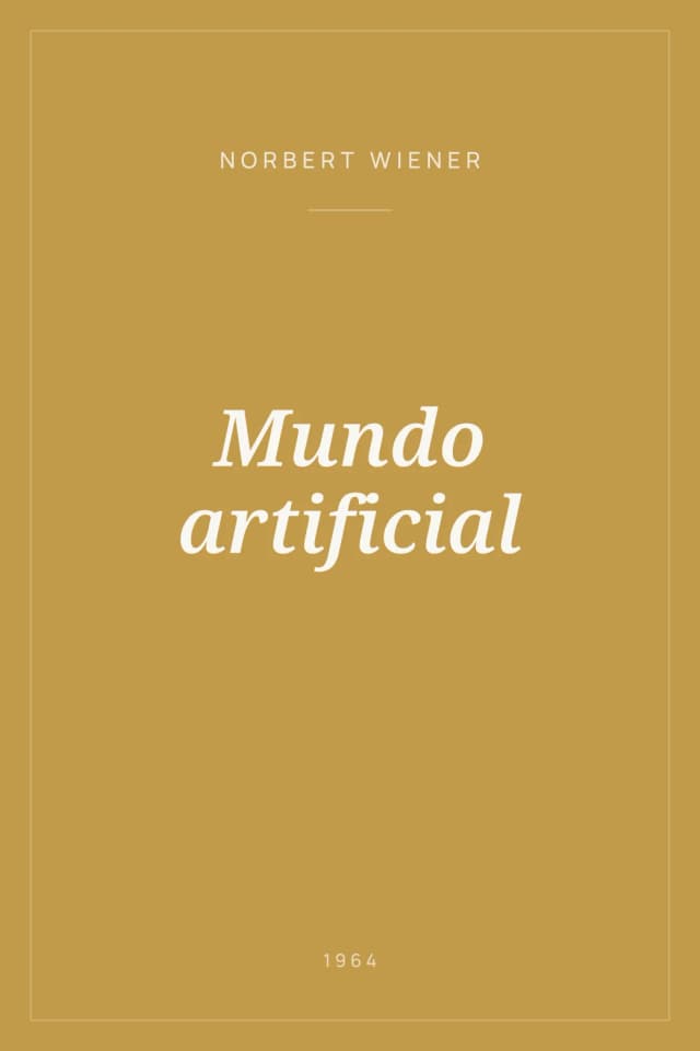 Portada de Mundo artificial