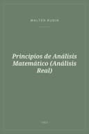 Portada de Principios de Análisis Matemático (Análisis Real)