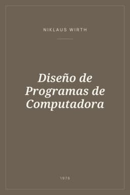 Portada de Diseño de Programas de Computadora