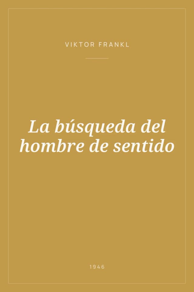 Portada de La búsqueda del hombre de sentido