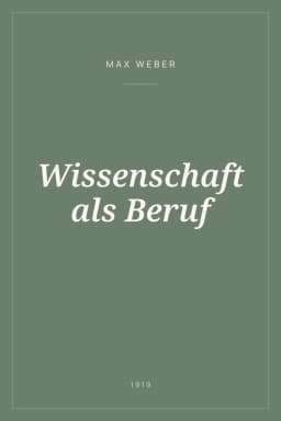 Portada de Wissenschaft als Beruf
