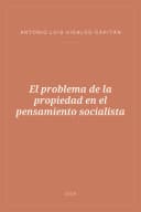 Portada de El problema de la propiedad en el pensamiento socialista