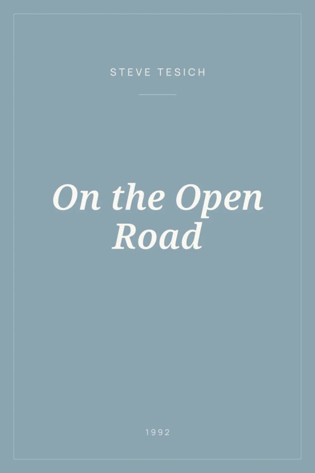 Portada de On the Open Road