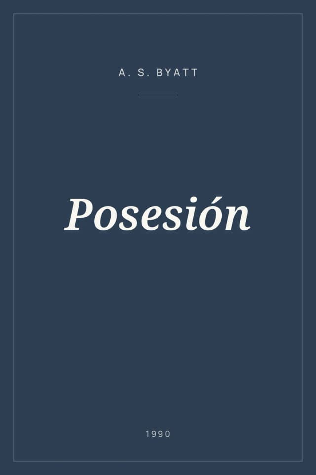 Portada de Posesión