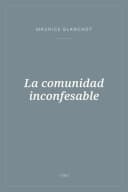 Portada de La comunidad inconfesable