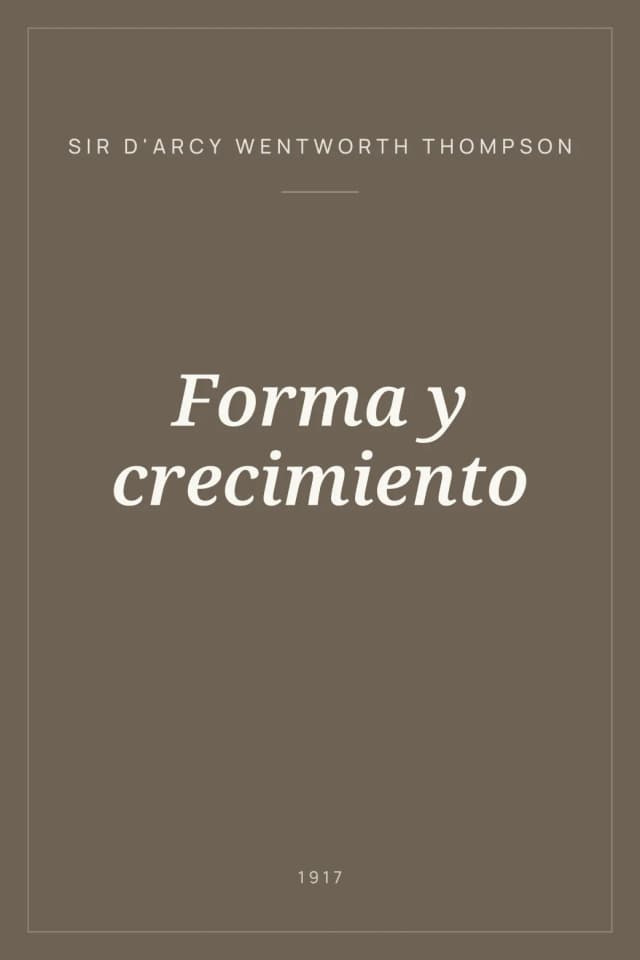 Portada de Forma y crecimiento