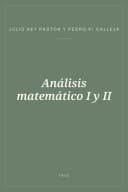 Portada de Análisis matemático I y II
