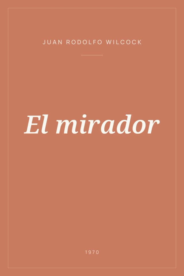 Portada de El mirador