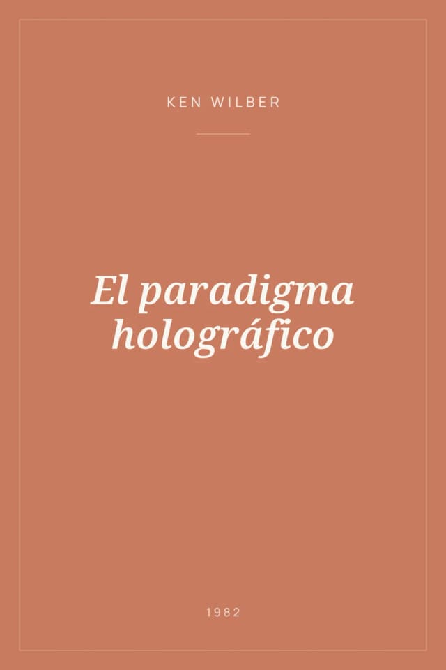 Portada de El paradigma holográfico
