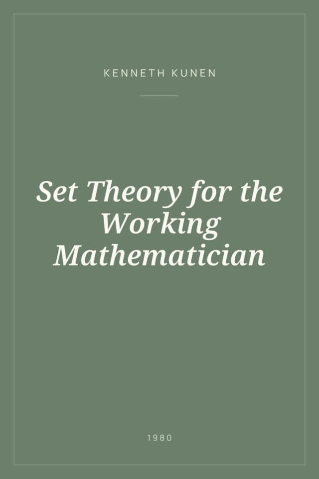Portada de Set Theory for the Working Mathematician