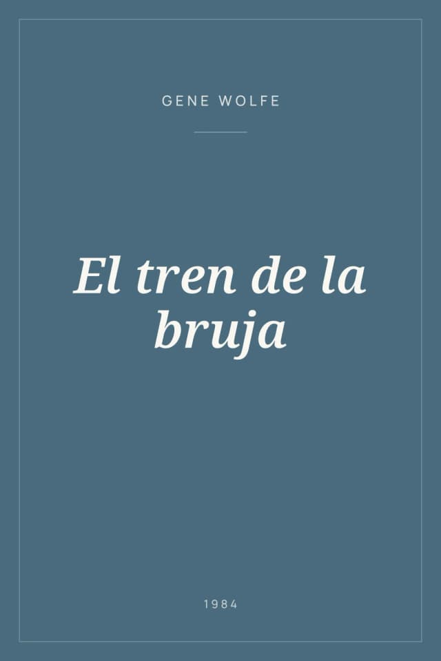 Portada de El tren de la bruja