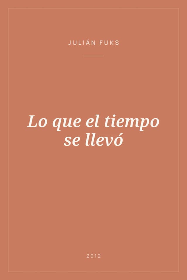 Portada de Lo que el tiempo se llevó