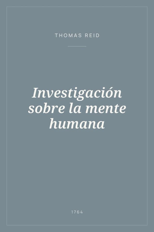Portada de Investigación sobre la mente humana