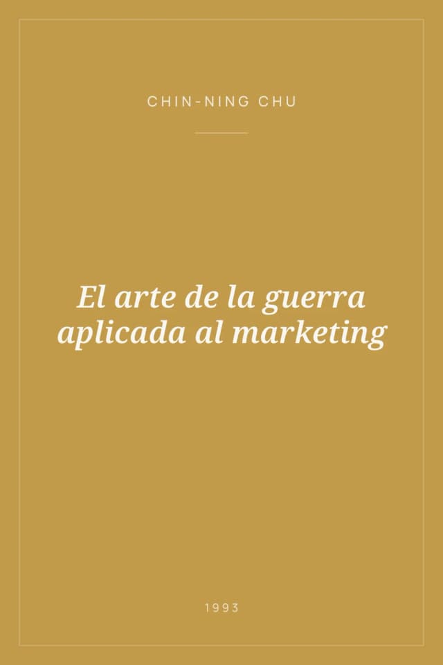 Portada de El arte de la guerra aplicada al marketing
