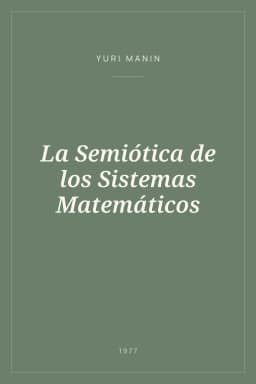 Portada de La Semiótica de los Sistemas Matemáticos