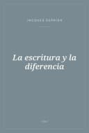 Portada de La escritura y la diferencia